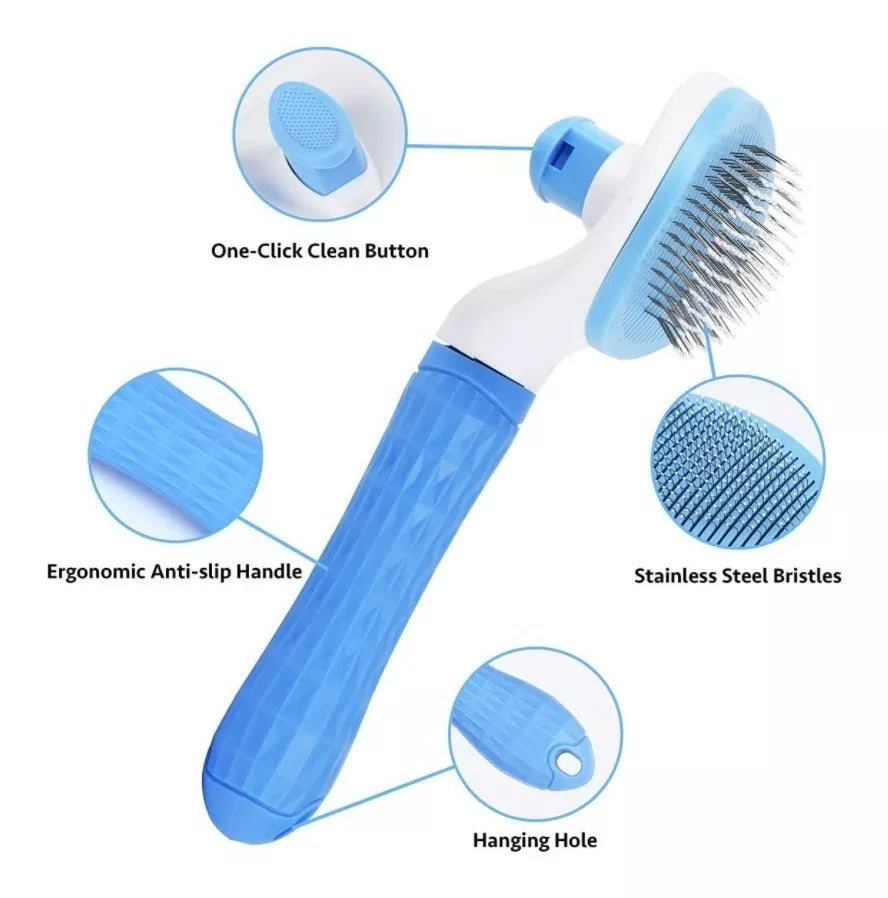 🐶🐱 Cepillo Removedor de Pelo para Mascotas – Autolimpiante